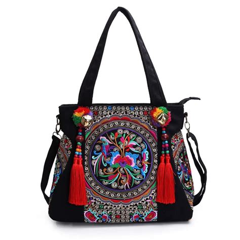 WOMEN'S LUXURY TEXTILE BAGS AND HANDBAGS 